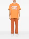 Футболка с логотипом MSGM, оранжевый - фото 2