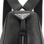 PRADA Кожаный рюкзак Regular Men's Black - фото 6