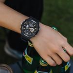 Disney Часы Mickey Series Electronic Movement TPU Strap Watch Unisex Black Dial - фото 8