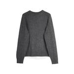 ELLE Свитер Women's Medium Gray Crew Neck Moderate - фото 2