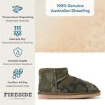 Ботинки Fireside by Dearfoams Women's Riverland Shearling Fur Lined Mini Ankle Boot with Platform Slipper, Camo - фото 2