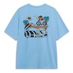 Футболка с мультяшным рисунком Li-Ning, синий - фото 2