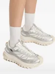 Кожаные кроссовки Trailgrip GTX MONCLER, серебяный - фото 5