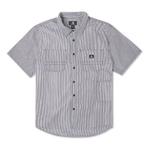Рубашка striped woven carpenter button down 'grey' Converse, серый - фото