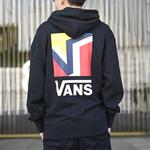 Толстовка pullover hoodies 'black white red yellow' Vans, черный - фото 4