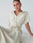 Платье-рубашка Willa Zel, кремовый - фото 7