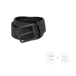 Bottega Veneta Плетеный ремень с пряжкой, Black - фото