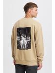 Толстовка BLEND Rundhalspullover BHMCOPPER 21301284ME modischer Pullover, бежевый - фото 3