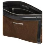 Сумка-мессенджер из замши с логотипом DSQUARED 2, basic set (bag+dust bag) - фото 5