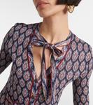 Кардиган с шарфом Etro, Multicolour On White Base - фото 4