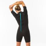 Женские шорты из неопрена для серфинга с молнией из пенопласта толщиной 1,5 мм сзади - черные Olaian - фото 5