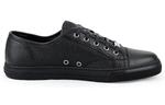 Кроссовки pebbled nappa leather low top 'black' Gucci, черный - фото 2