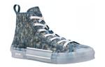 Кроссовки Dior x Parley B23 High Top, синий / серый - фото 3