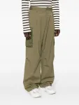 Брюки карго с логотипом MONCLER, зеленый - фото 3