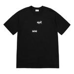 Футболка fw18 x comme des garcons shirt split box logo tee logo tee Supreme, черный - фото