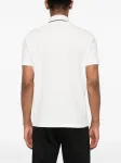 Рубашка поло с вышитым логотипом EMPORIO ARMANI, белый - фото 4