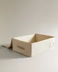 Большой ящик-органайзер для гардероба Zara Home, экрю - фото 2