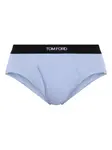 Трусы с логотипом на ленте TOM FORD, синий - фото