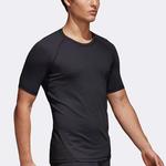 Футболка мужская черная Adidas, черный - фото 5