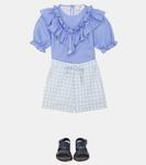 Топ Linley с оборками Paade Mode, Linley Blue - фото 2