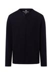 Топ Nils Sundström Long sleeved top, Marine/Dark Blue - фото