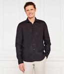 Льняная рубашка Slim fit Stenströms, черный - фото