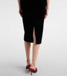 Бюстье-платье из бархата David Koma, Black - фото 6