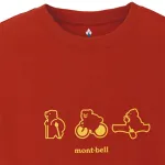 Детская футболка MONTBELL, оранжевый - фото 5