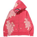 Тай-дай худи на молнии A BATHING APE, синий - фото 5