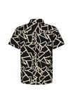 Рубашка KURZARM ALLOVER BEDRUCKT Sublevel, черный - фото 2