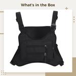 Men’S Chest Rig For Skiing And Snowboarding, Compact Chest Pack With Breathable Panel & Adjustable Straps Generic - фото 4