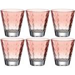 Набор бокалов OPTIC 215 мл, 6 предметов Leonardo, красный - фото