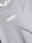 Футболка с логотипом MSGM Kids, серый - фото 3