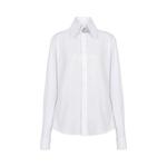 Рубашка Balmain Embellished Poplin Shirt, белый - фото