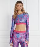 Блуза Versace Jeans Couture Cropped Fit, синий - фото 3