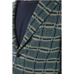 Пиджак CC COLLECTION checked side vents notch lapel PAPIRO 2-button Corneliani, синий - фото 3