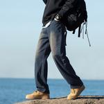 Джинсы унисекс POLAR BEAR, черный серый - фото 11