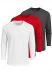 Топ Ombre CASUAL 3 PACK, Red White Dark Grey/Dark Red - фото 8