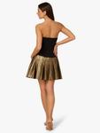 Мини-платье Adrianna By Jacquard Adrianna Papell, Black/Gold - фото 3