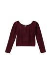 Топ s.Oliver Long sleeved top, Bordeaux/Red - фото 4