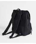 Черный женский расширяемый рюкзак из нейлона на молнии PACOMARTINEZ, черный - фото 2