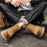 Мужские ботинки Martin Boot WEISHIBANGWEI, коричневый - фото 6