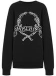 Толстовка с вышитым логотипом Moschino, черный - фото