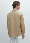 Куртка Massimo Dutti OVERSHIRT, Beige/Beige - фото 3