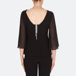 Блузка женская Joseph Ribkoff, черный - фото 3