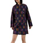 Куртка женская Gucci удлиненная, синий - фото 2