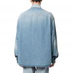 Versace Мужская джинсовая куртка SS23, синяя - фото 6