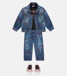 Украшенные джинсы Dolce&Gabbana, синий - фото 2