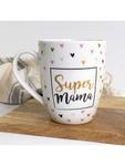 Кружка Super Mama Hearts, белая, 320 мл Geda Labels - фото 2