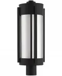 Уличный фонарь Sheridan 3 Light на столбе Livex, black - фото 3